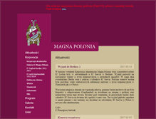 Tablet Screenshot of magnapolonia.pl